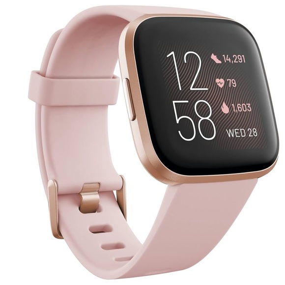 Fitbit Bundle with Rose Gold Versa 2 and Fitbit Smart Scale